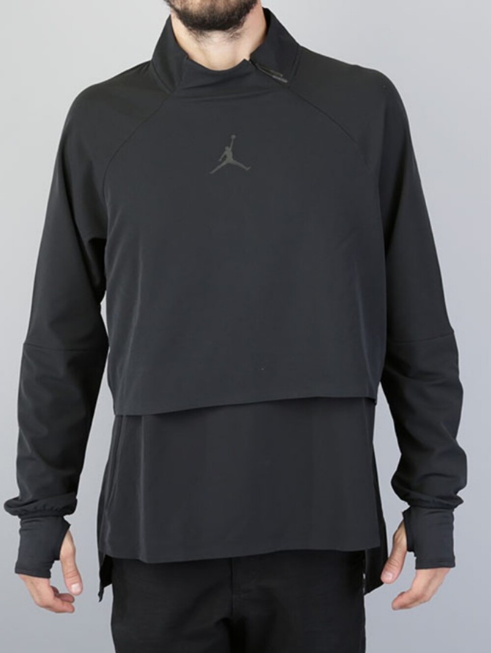 AIR JORDAN 23 Tech Shield Training Black Water Repellant Jacket Size Medium